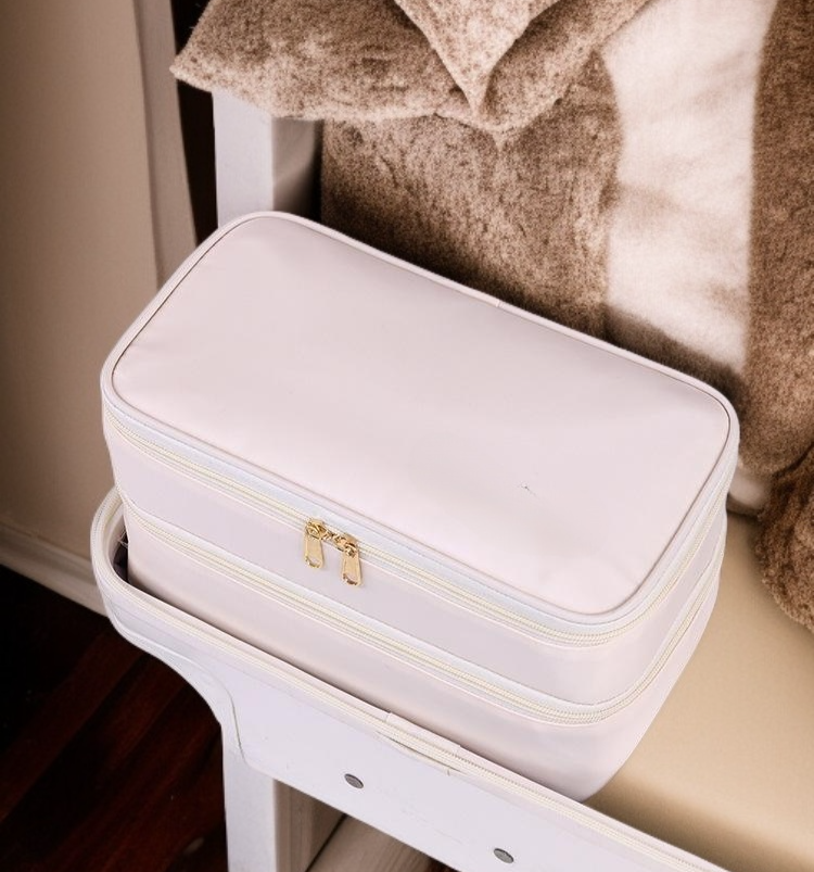 Durable plastic underwear storage box with compartments