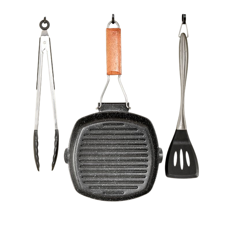 特製ステーキポット、ステーキポット、オムレツポット、アウトドア用ベーキングパン、折りたたみ式で便利な電磁調理器付きポータブルフライパン、ガスコンロ、万能フライパン