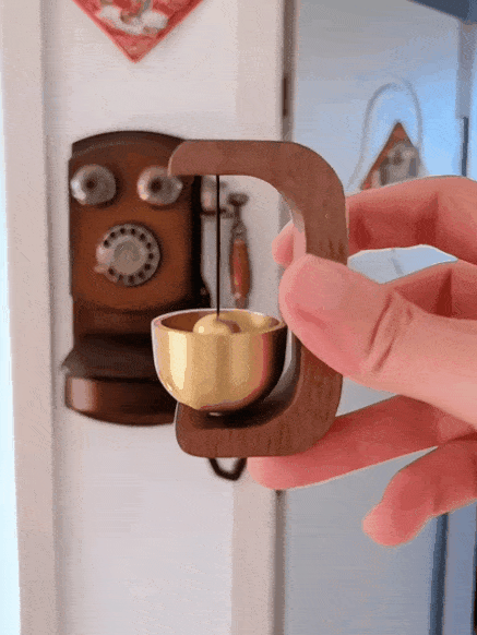 【문종이 울리면 황금 만 냥】자석 호두나무 문종