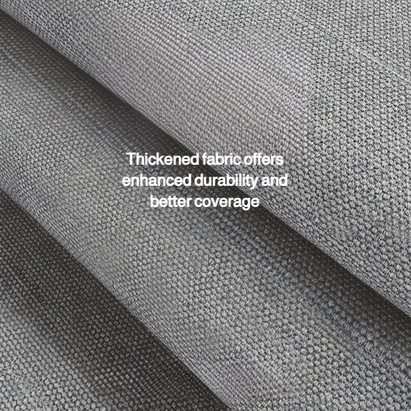 Imitation linen thick curtains