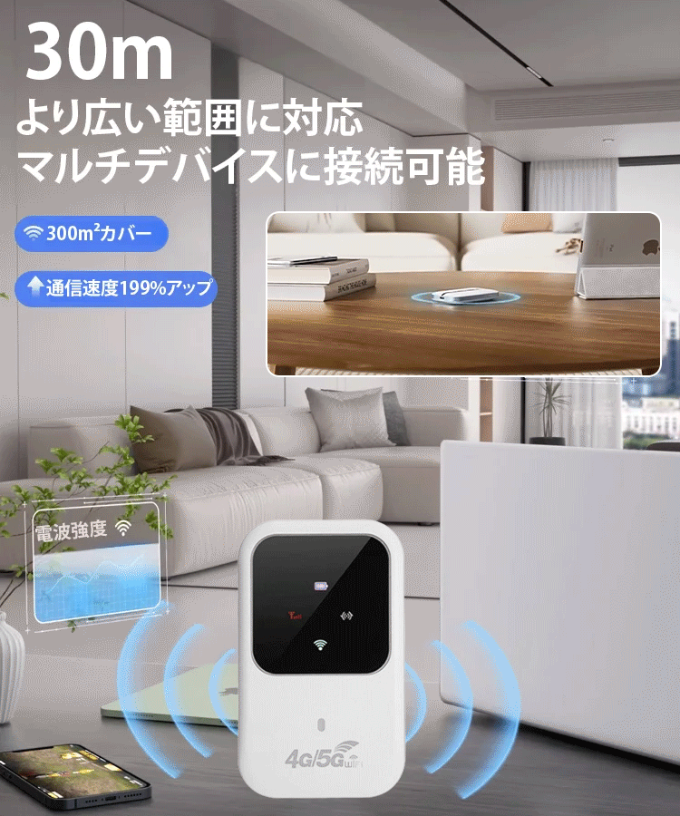 ポータブルモバイルWIFI