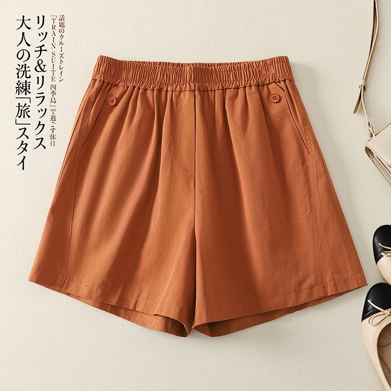 レディースピュアカラーワイドパンツ