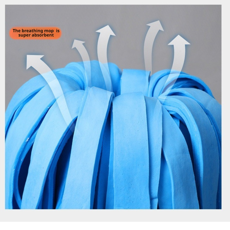 Water buckskin round head nonmarking mop Clean floors without hurting them Oldfashioned mop head