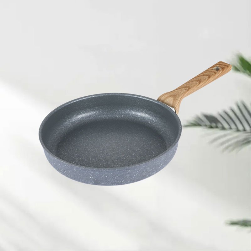 フライパン 麦飯石ステーキフライパン 多機能家庭用パンケーキフライパン ノンスティックパン 滑らか ユニバーサル 軽量 お手入れ簡単 丈夫 耐摩耗性