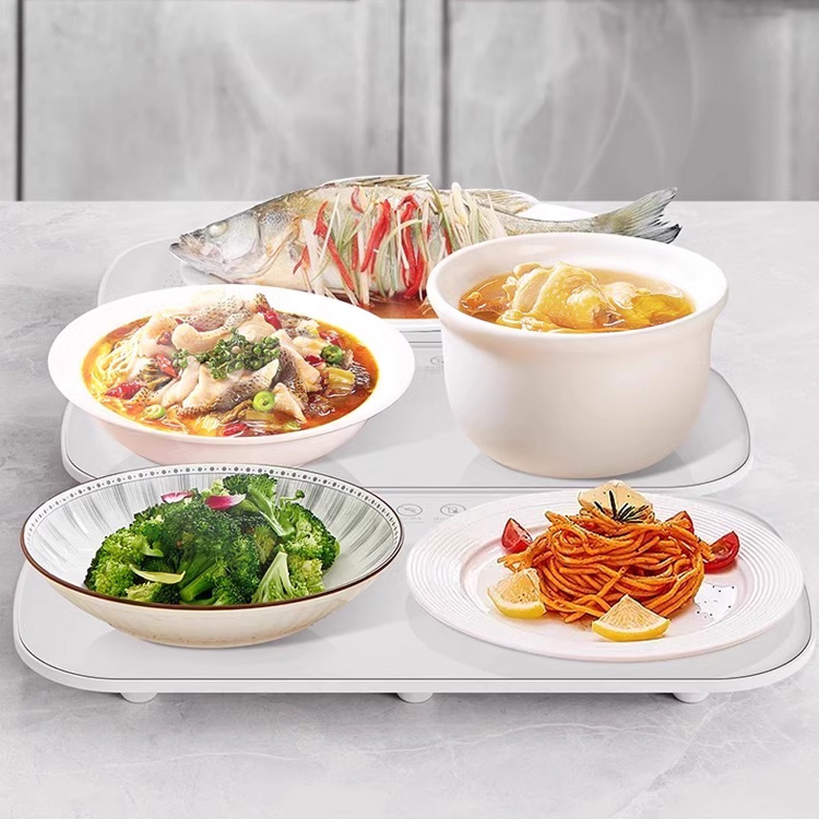 【ร้อนภายใน 30 วินาที】แผ่นอุ่นอาหารอุณหภูมิคงที่ใช้ในบ้าน