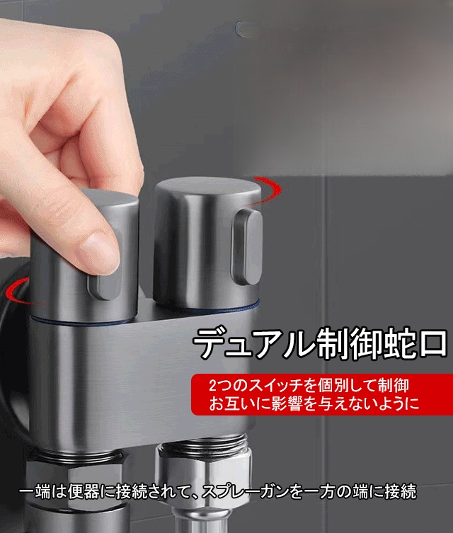 便器を掃除するハンドスプレーガン