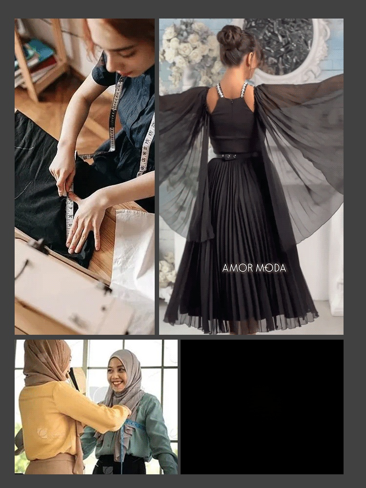 الفستان الراقي المزين بالماس المتلألئ (يجعلك محط أنظار الحفل)