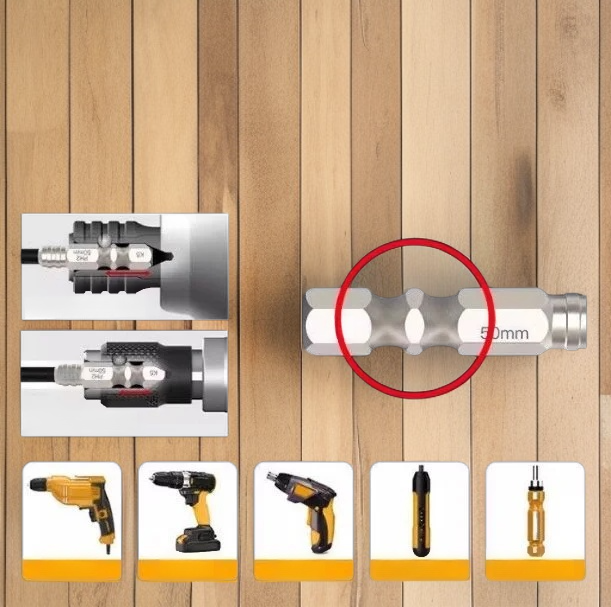미끄럼방지 설계가 적용된 십자비트