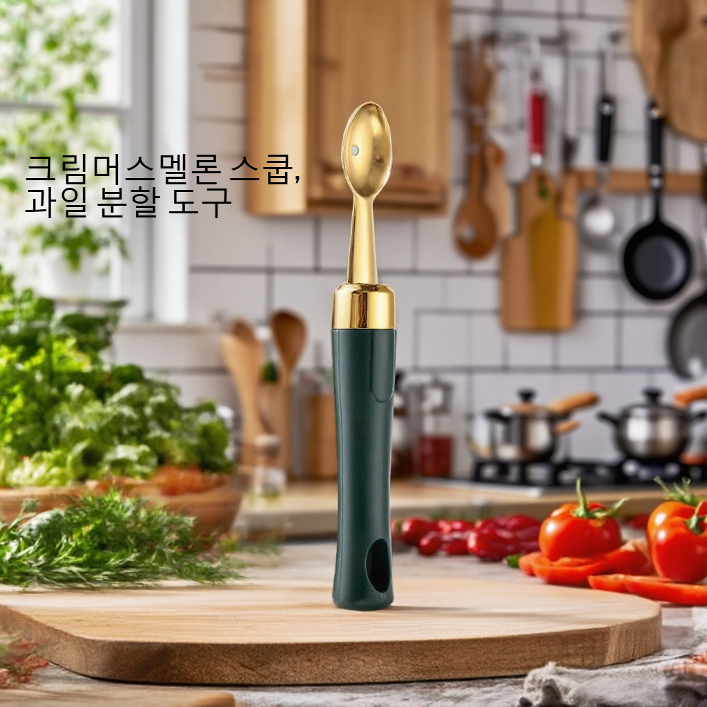 튼튼한 스테인리스 재질의 수박 캐기