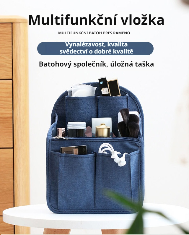 Přenosná velkokapacitní úložná taška v jednoduchém designu