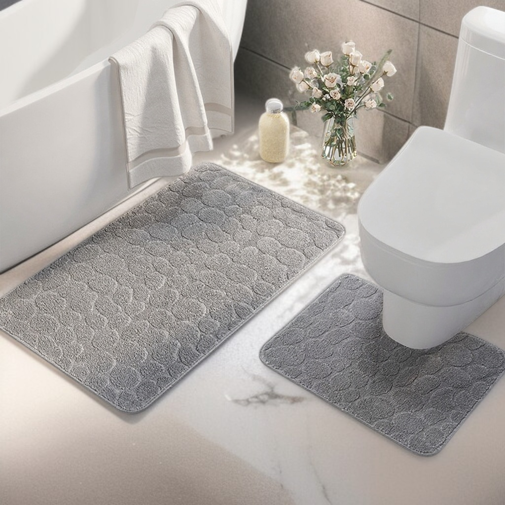 แผ่นรองเท้ากันลื่นดูดซับน้ำสำหรับประตูห้องน้ำภายในบ้าน