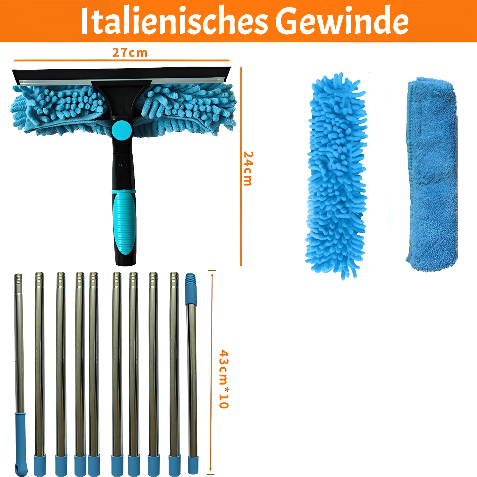 Spezial Fensterputzer für schnelle Reinigung