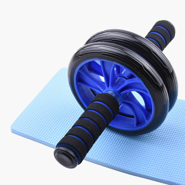 이중 바퀴 복근 롤러