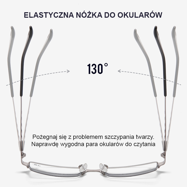 【Amerykańskie innowacje i badania】Inteligentne okulary do czytania z funkcją zmiany ostrości i kolor
