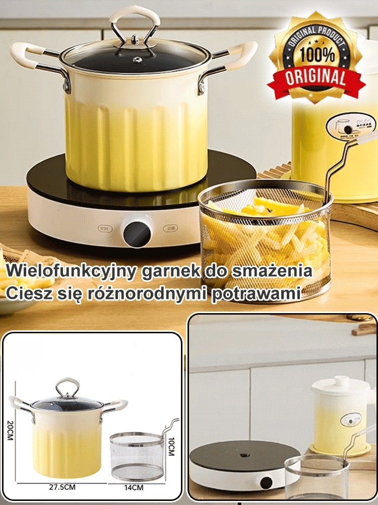 Frytownica o dużej pojemności z sitkiem