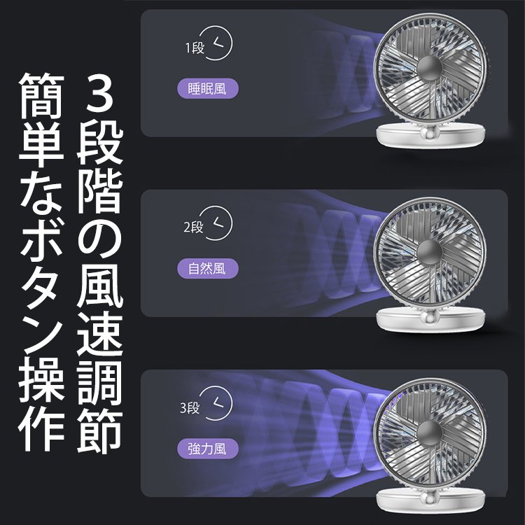 卓上・壁掛け兼用ミニファン