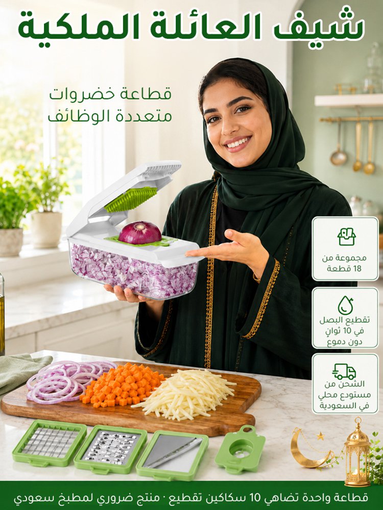 قطّاعة خضروات متعددة الوظائف