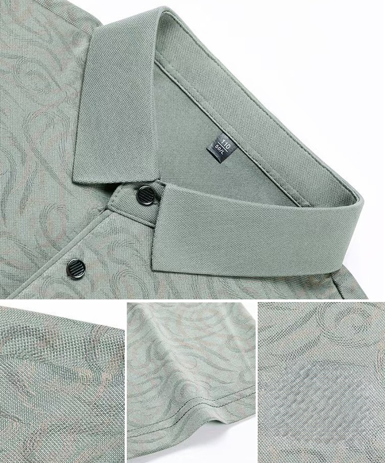 メンズ接触冷感半袖ポロシャツ