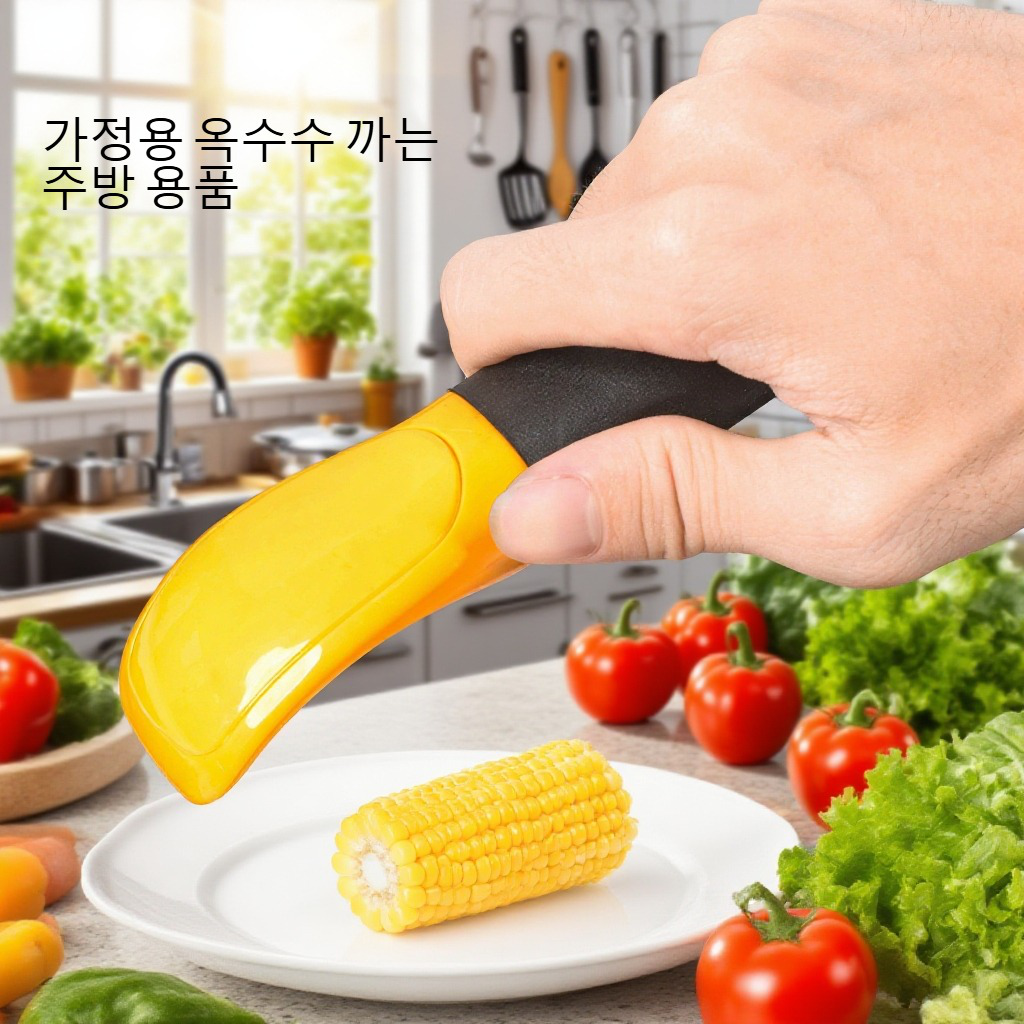 손쉽게 옥수수 알을 분리하는 도구