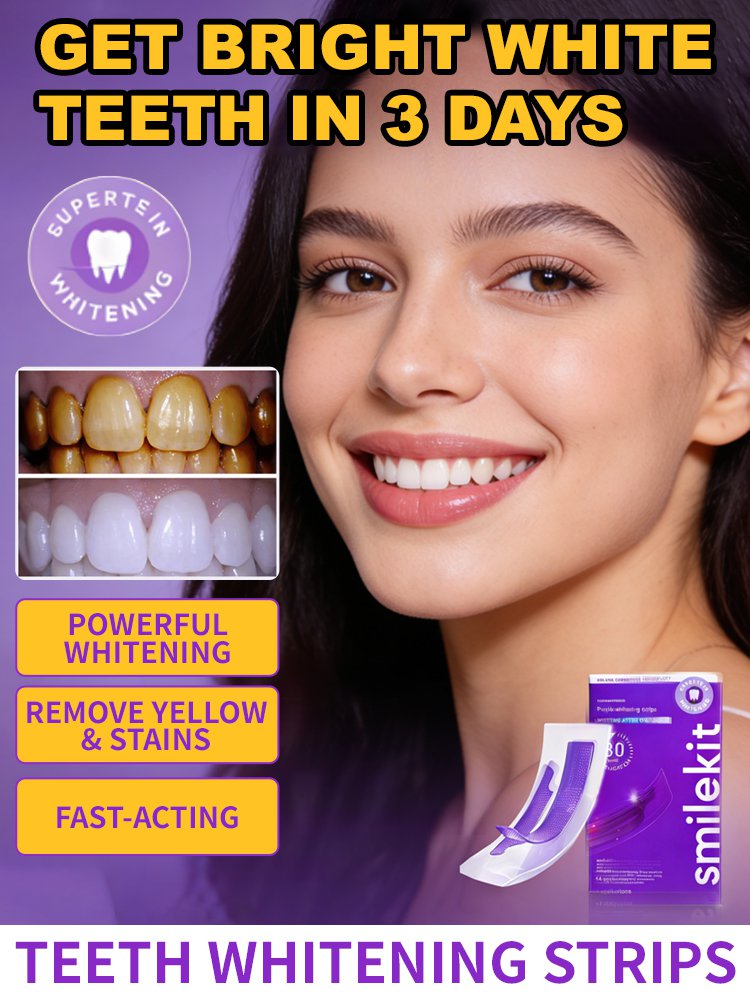 [Visible Results After One Use] No More Repeated Whitening Strips