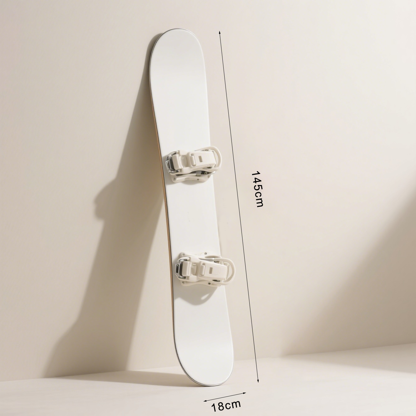 Snowboardista sjíždějící svah na univerzálním snowboardu