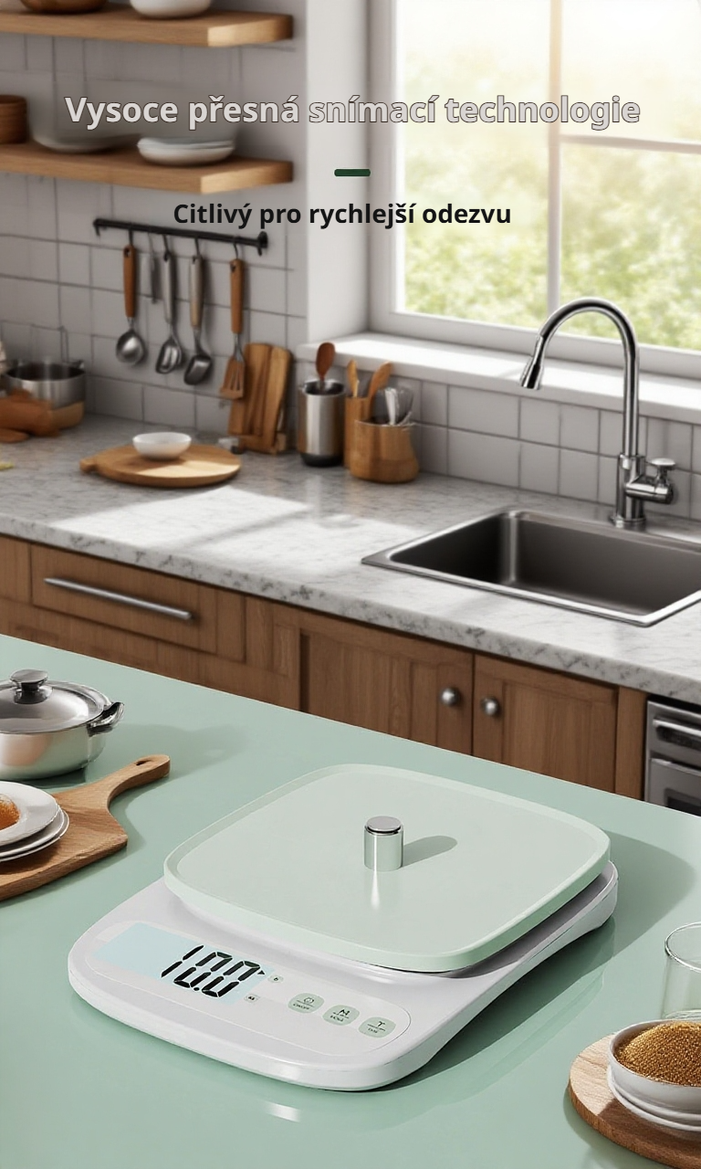 Elektronická váha s bezpečnými zaoblenými rohy