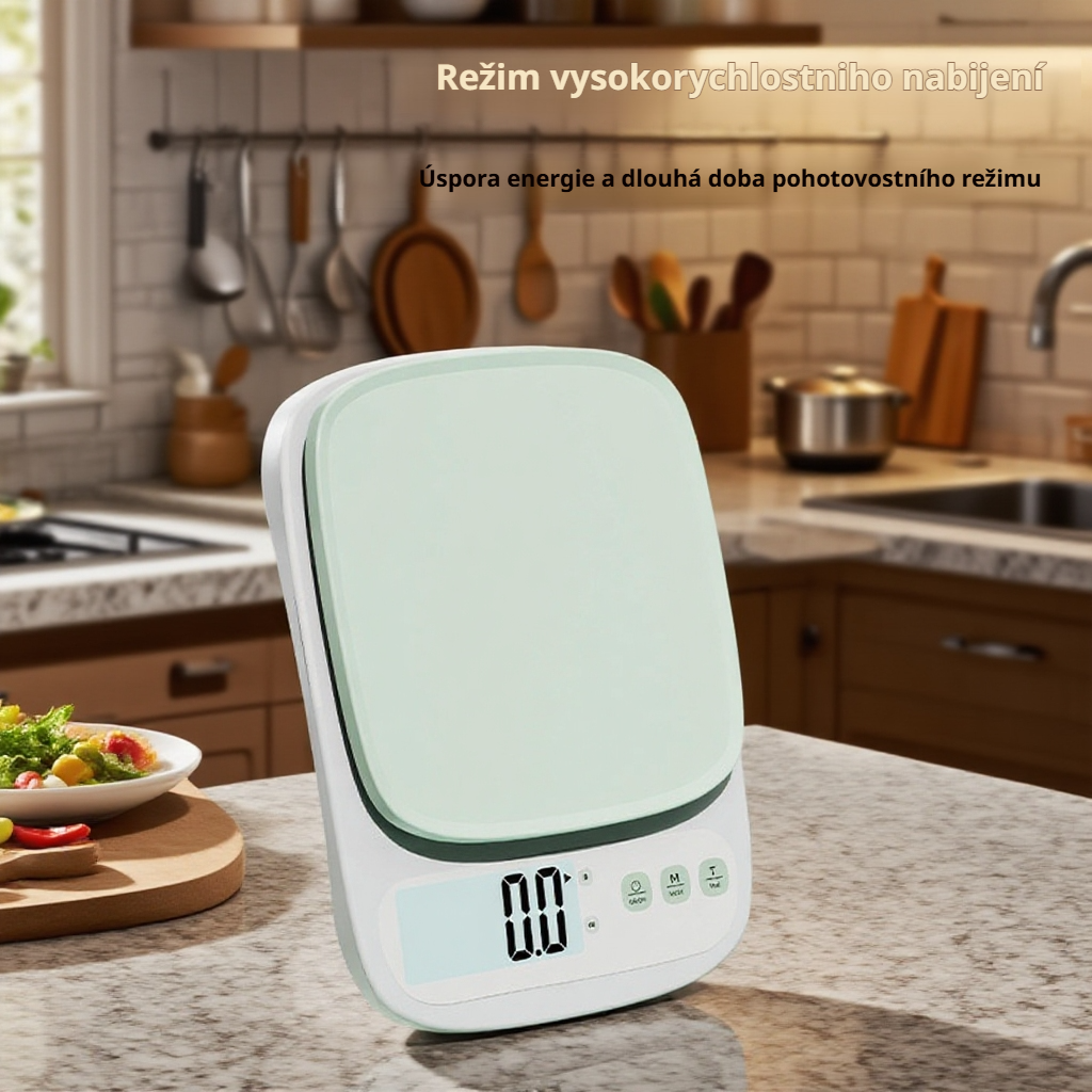 Přesná elektronická váha s elegantním designem