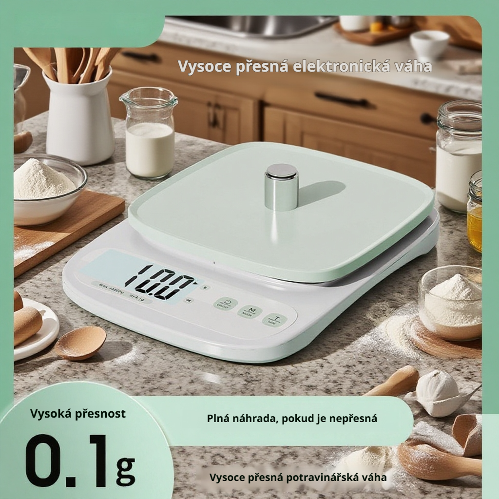 Moderní kuchyňská váha s robustním tělem