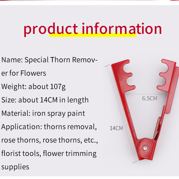 Kleště na odstraňování trnů z růží