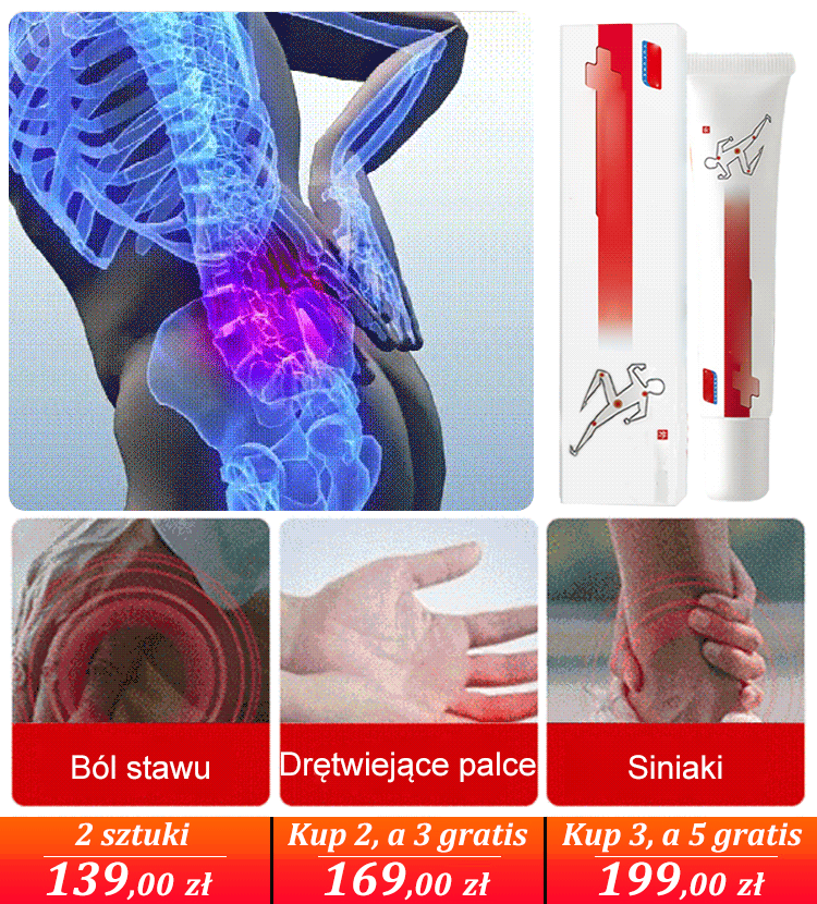 Żel przeciwbólowy na podagrę