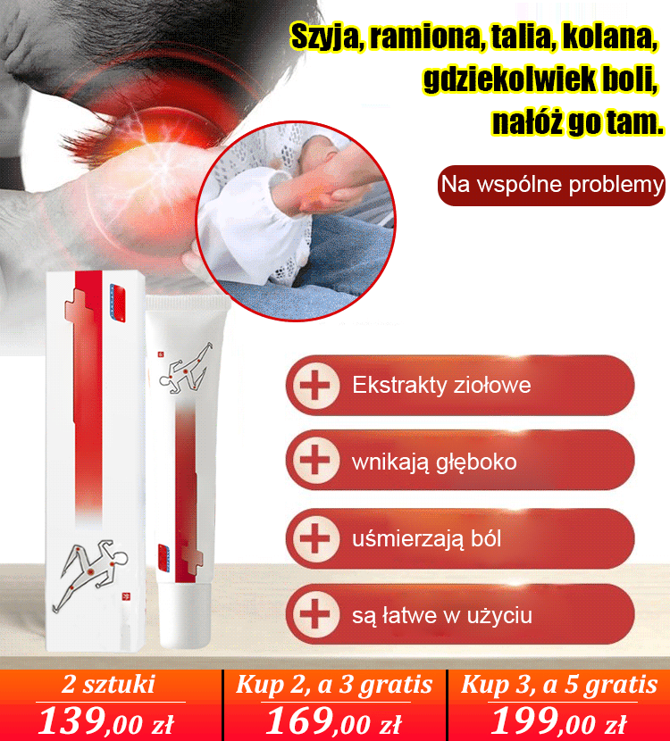 Żel przeciwbólowy na podagrę