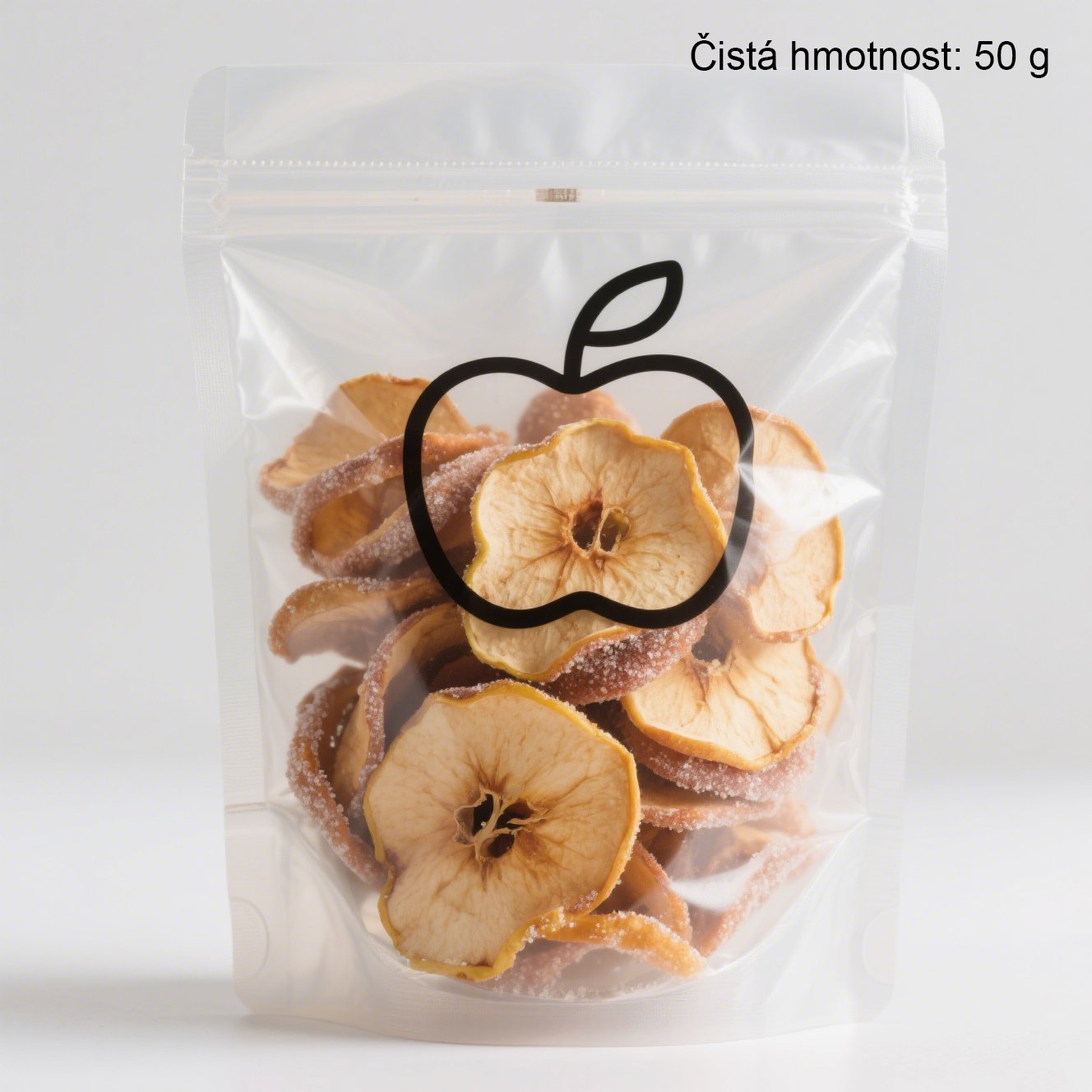 Detail sušených jablek – chutné a výživné