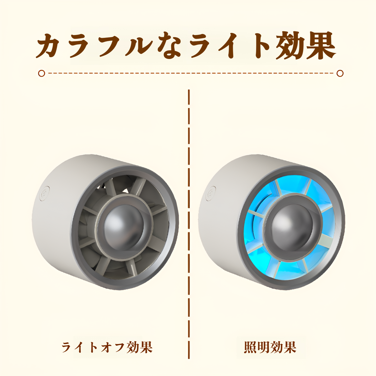 夏対応 強風量の車載USBファン