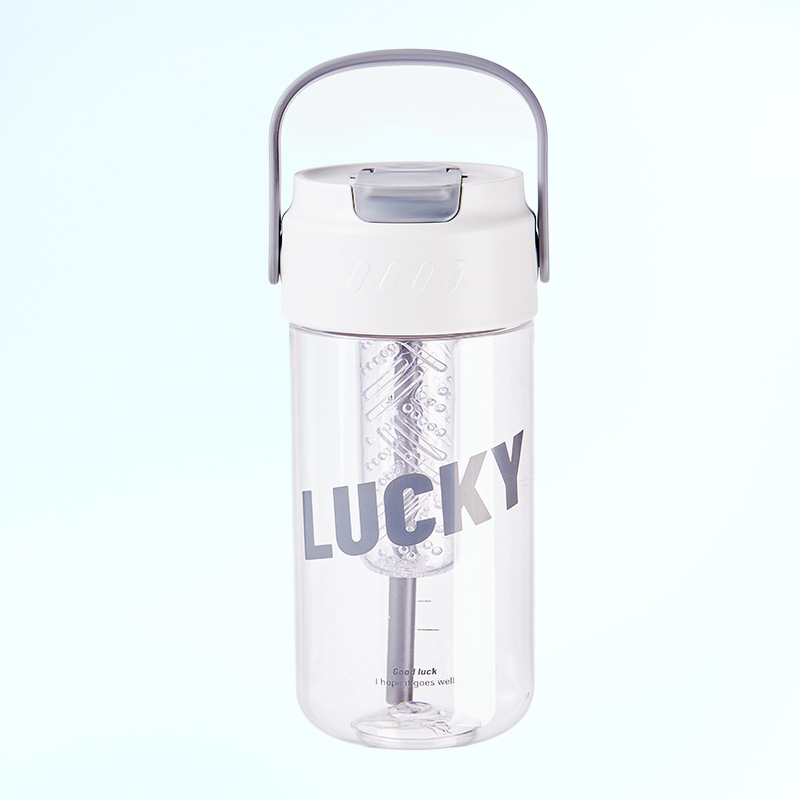 인기 핸들 커피컵 남녀용 스포츠 피트니스 빨대컵