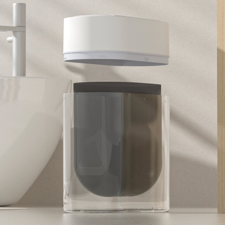 スマートセンサー付き壁掛けゴミ箱です