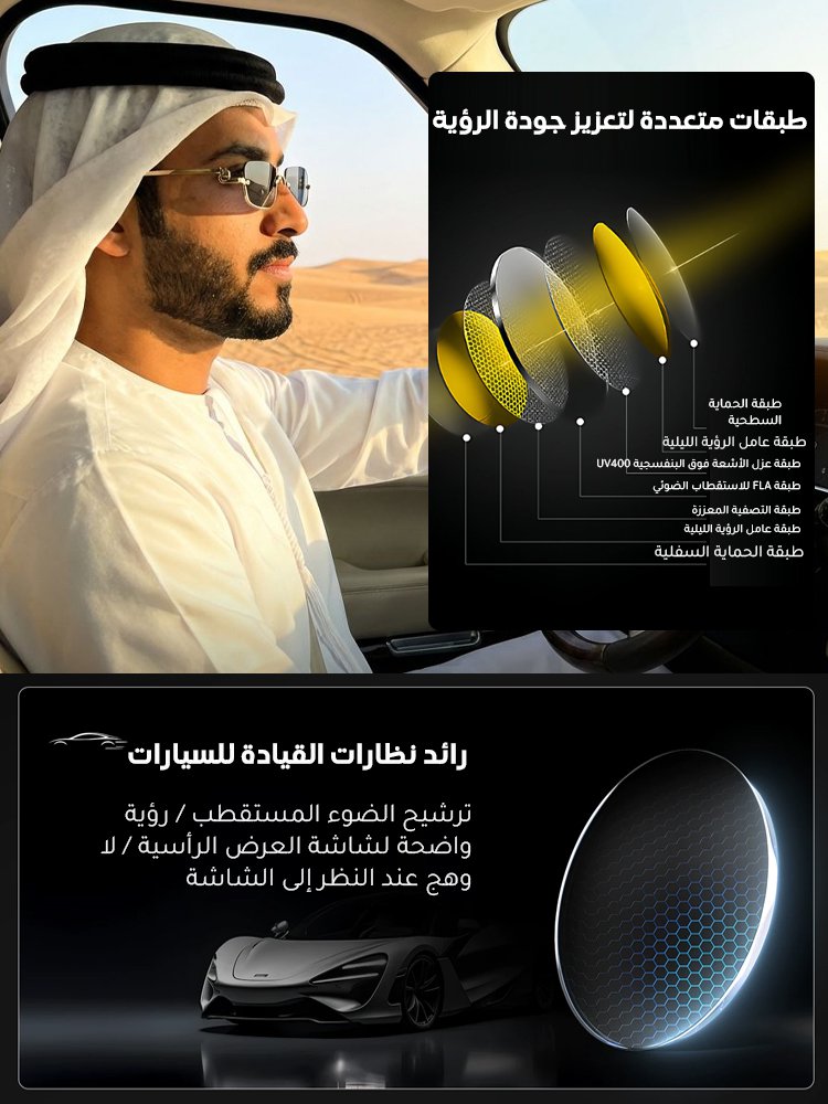 نظارات شمسية نصف إطار مربعة بتصميم كلاسيكي أوروبي أمريكي ولمسة فاخرة