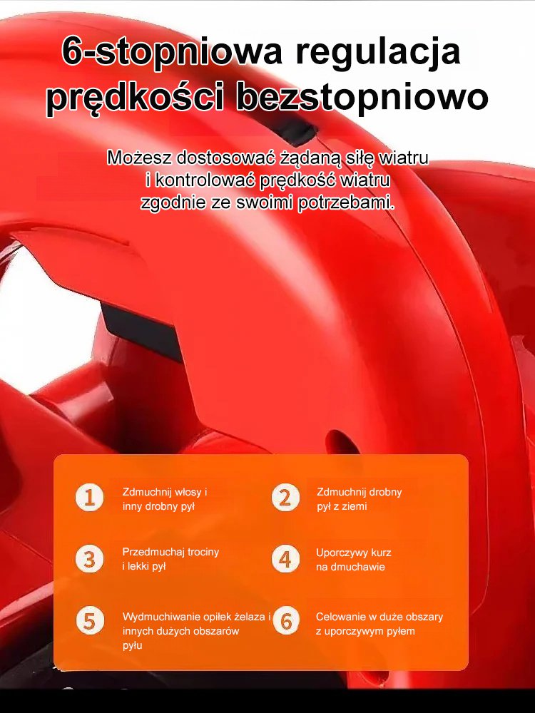 Akumulatorowa dmuchawa do liści