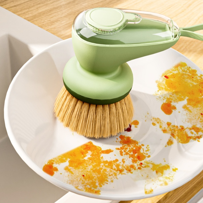 廚房按壓出液洗碗刷