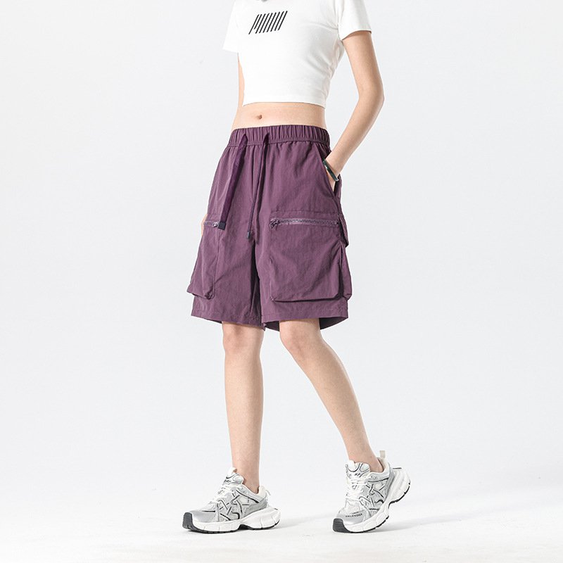 Herren Sommer-Shorts aus Eisseide, Atmungsaktive und bequeme Sportshorts