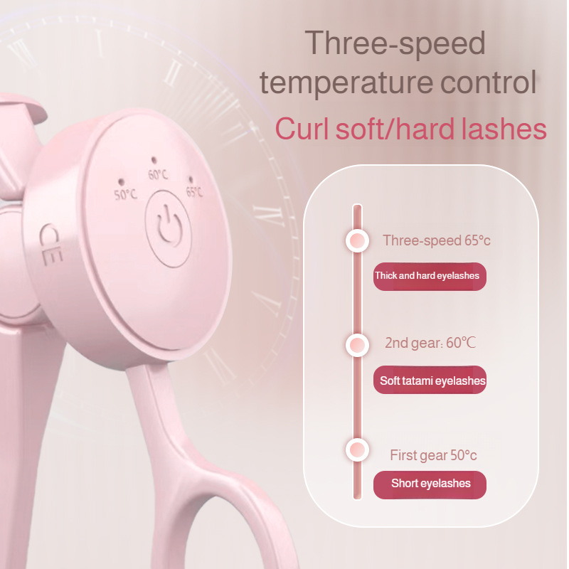 Intelligent electric heated eyelash curler heated eyelash curler long-lasting shaping eyelash curler
