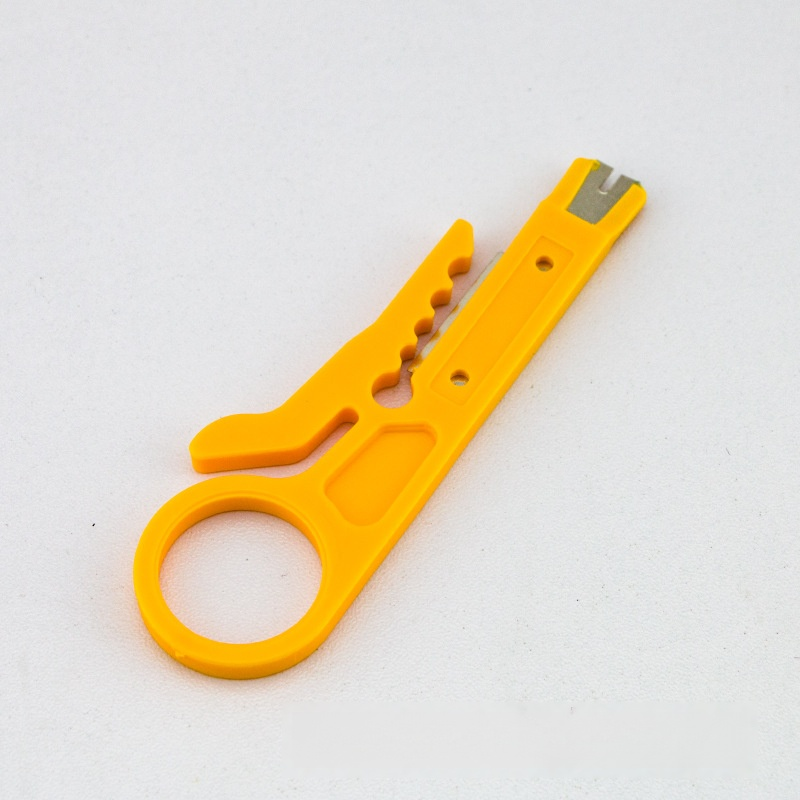 Nářadí Kleště na odizolování drátů Malý nůž na odizolování drátu Malý žlutý nůž na odizolování drátu