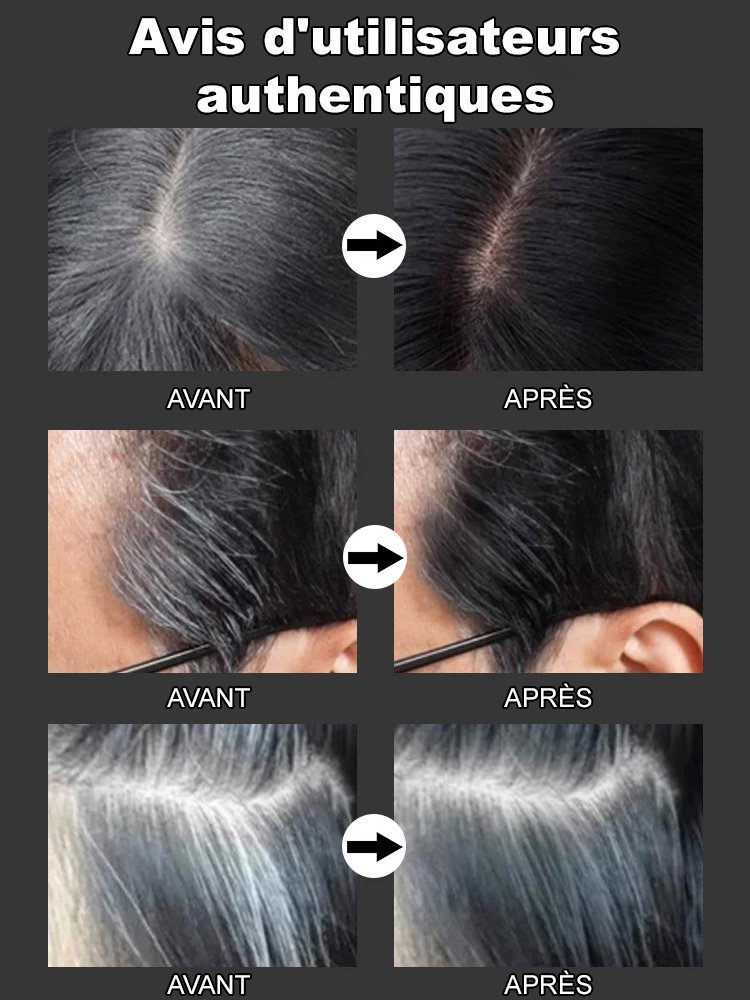 La tige noire pour cheveux végétale