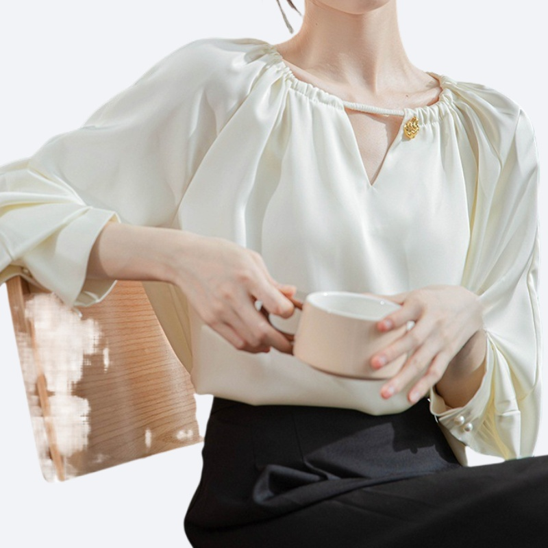 여성 프렌치 단면 고급감 셔츠