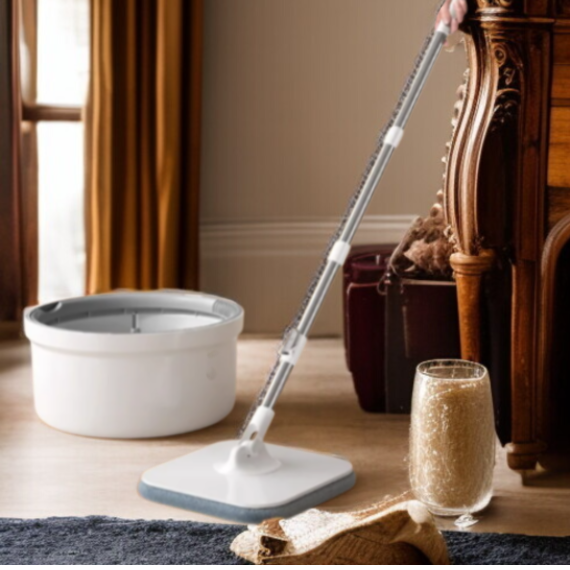 Automatischer Rotationsmopp, Nass- und Trocken-Doppelfunktion, Must-have für Faule