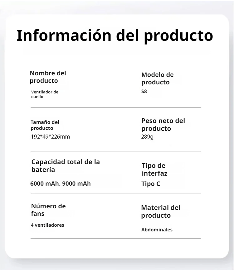 Flexible and adjustable USB neck fan