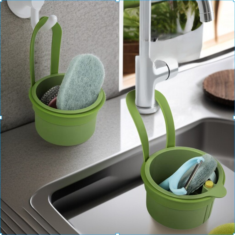 Kitchen sink drain hanging basket small vegetable basin storage basket drain basket