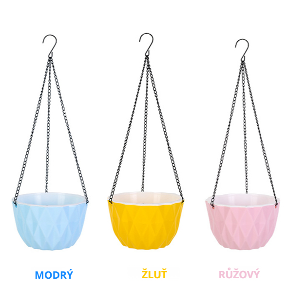 Samonasávací závěsný květináč pro lenochy