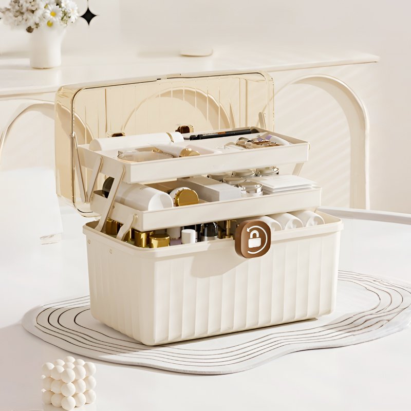 ポータブル多層ファミリーサイズの小型薬箱