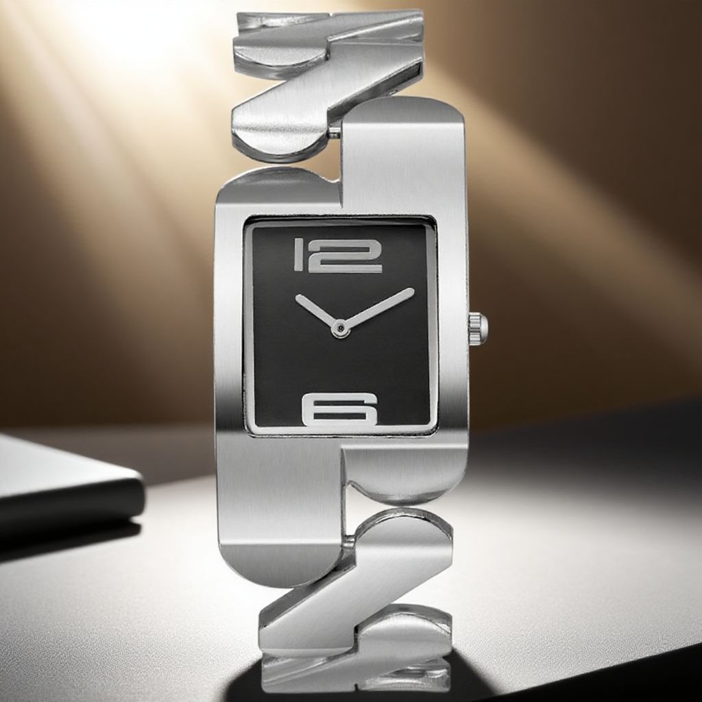 ゴールドクォーツブレスレットウォッチ ファッションレトロスクエア気質ブレスレットウォッチ カップル中世のブレスレットウォッチ