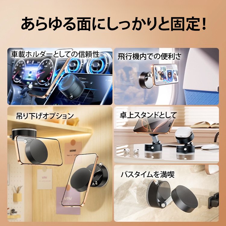 マグネット&真空吸着ホルダー